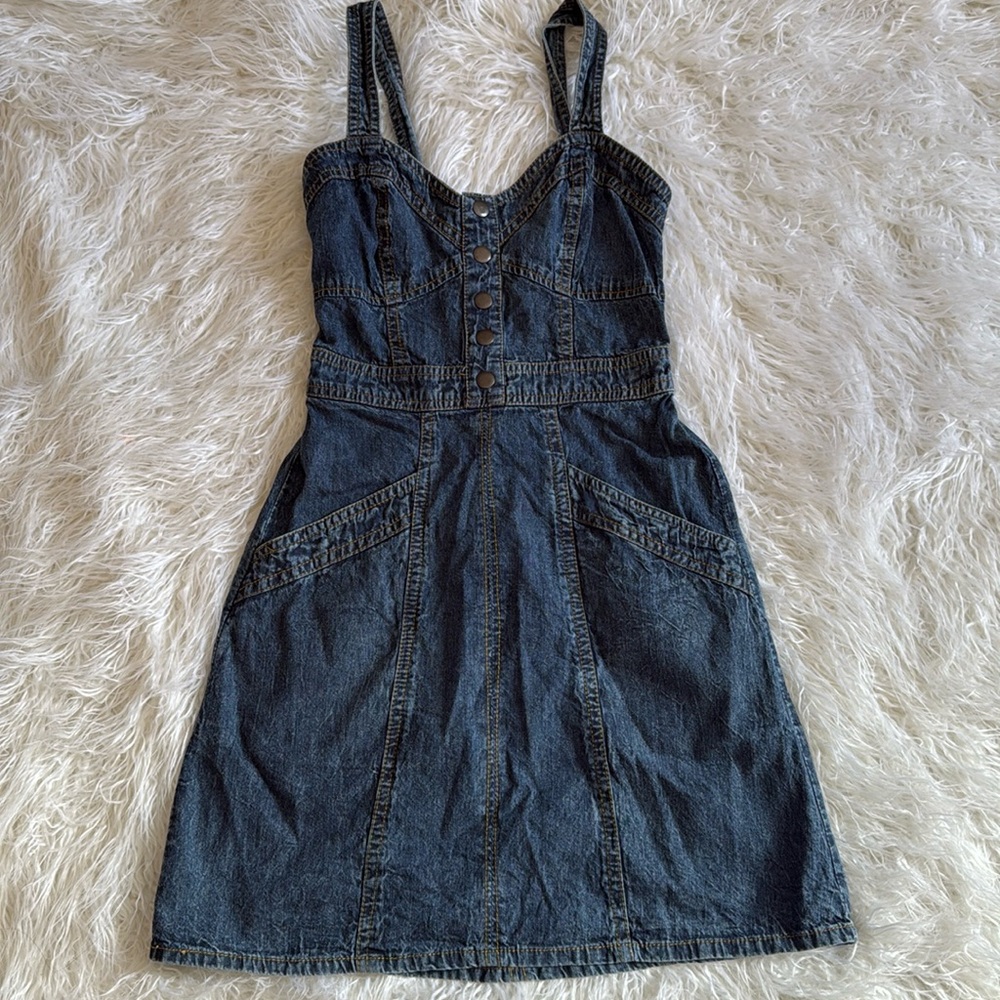 Denim Dress (SMALL)